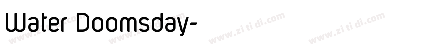 Water Doomsday字体转换